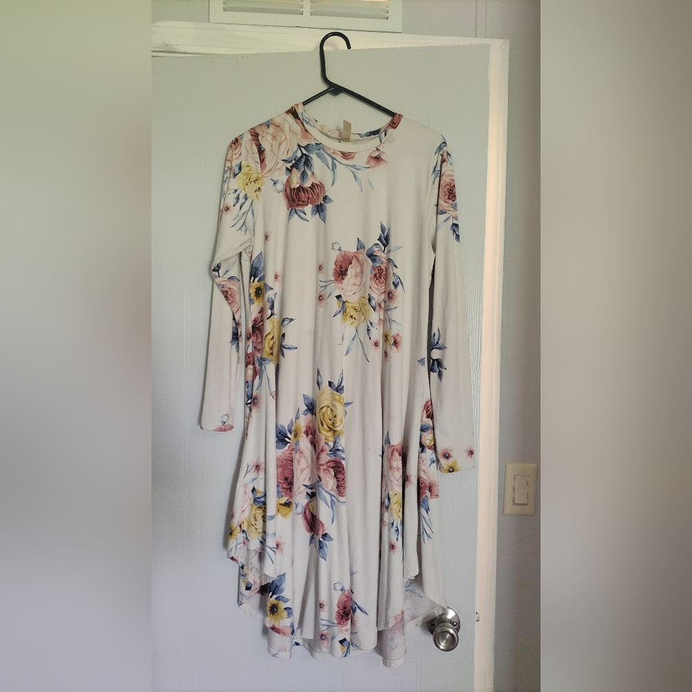 White mini sundress